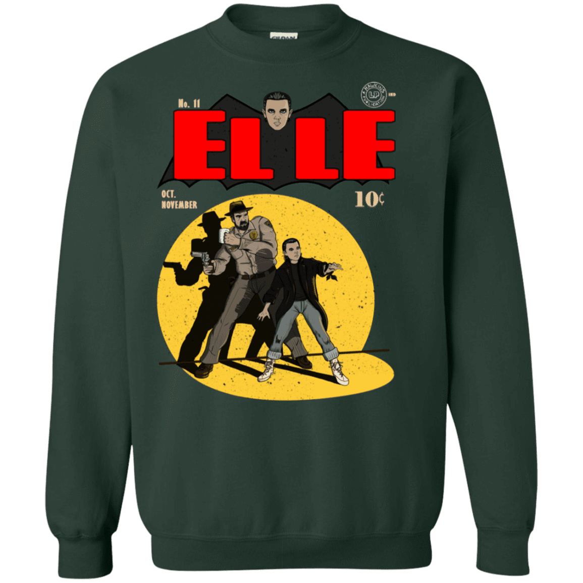 Sweatshirts Forest Green / S Elle N11 Crewneck Sweatshirt