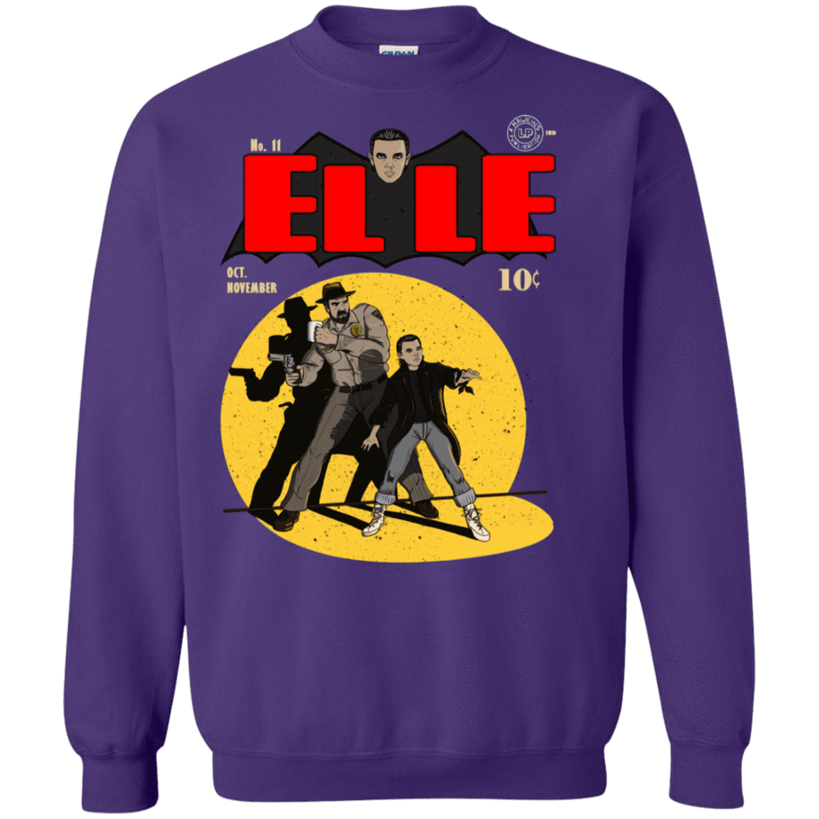 Sweatshirts Purple / S Elle N11 Crewneck Sweatshirt