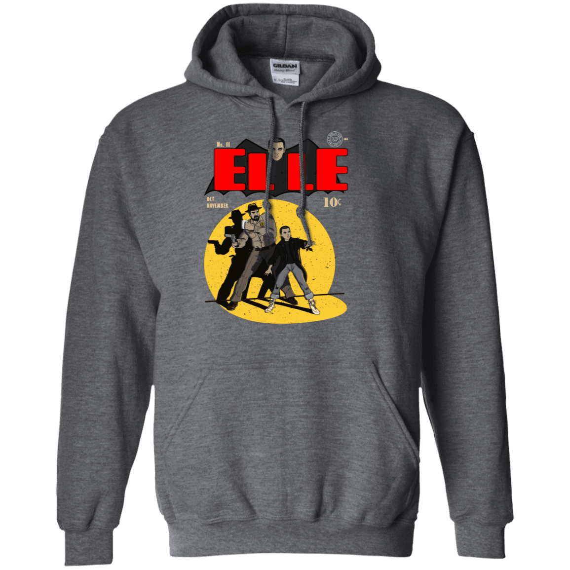 Sweatshirts Dark Heather / S Elle N11 Pullover Hoodie