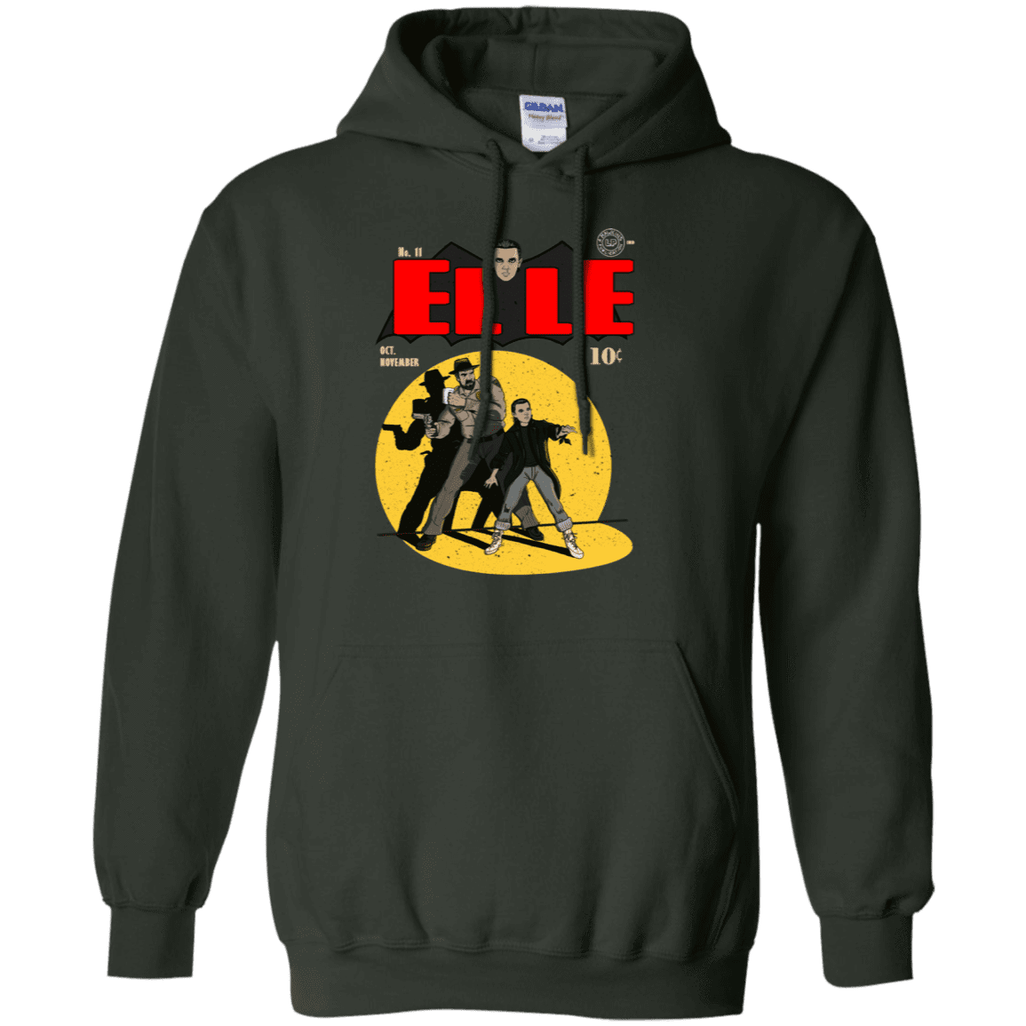 Sweatshirts Forest Green / S Elle N11 Pullover Hoodie