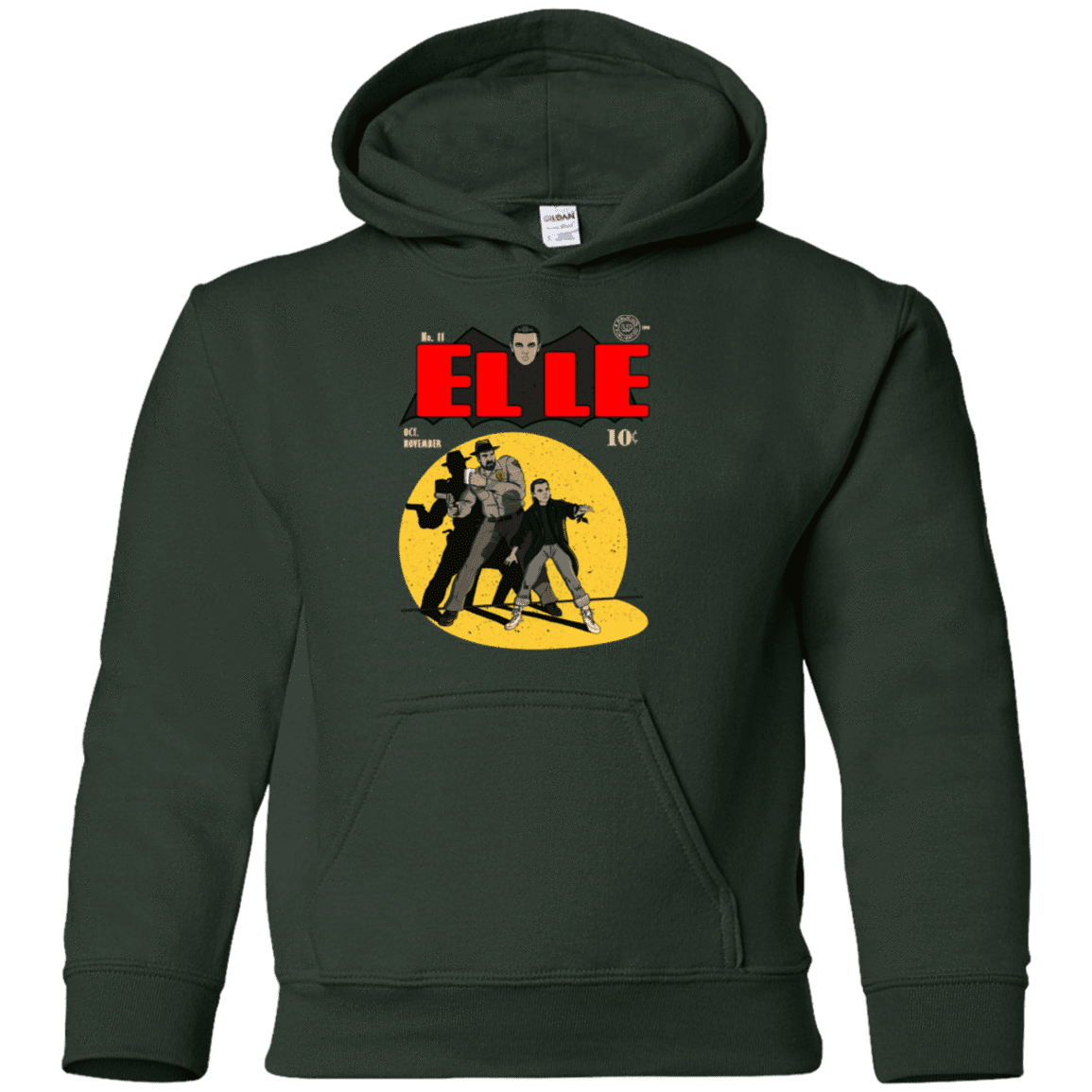 Sweatshirts Forest Green / YS Elle N11 Youth Hoodie