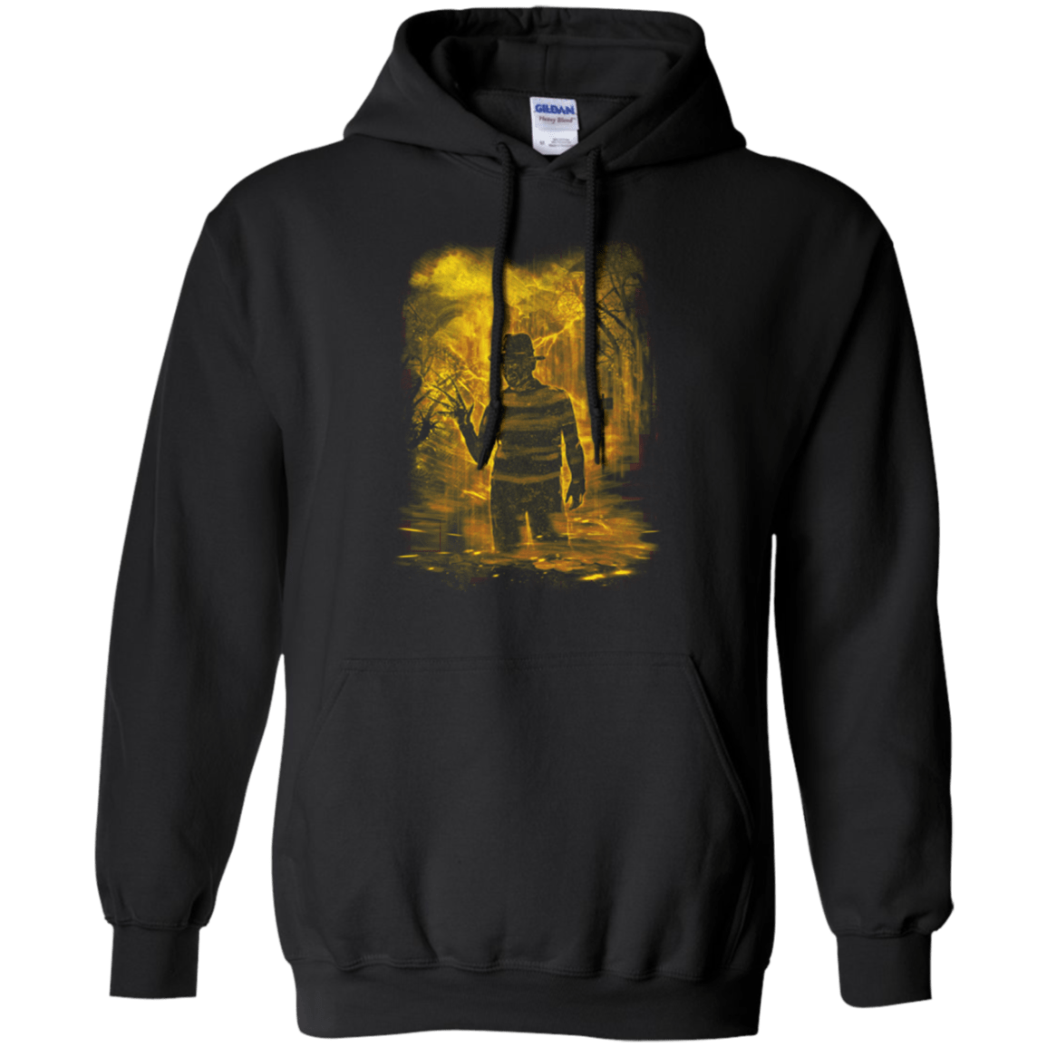 Sweatshirts Black / Small Elm Street Storm Orange Pullover Hoodie