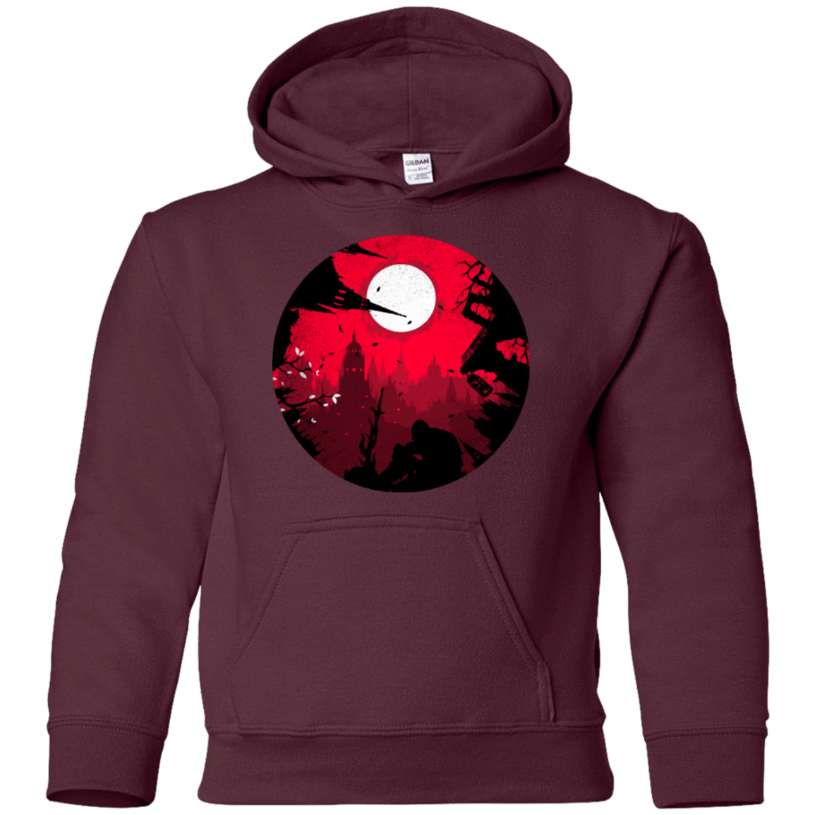 Sweatshirts Maroon / YS Embrace the Darkness Youth Hoodie