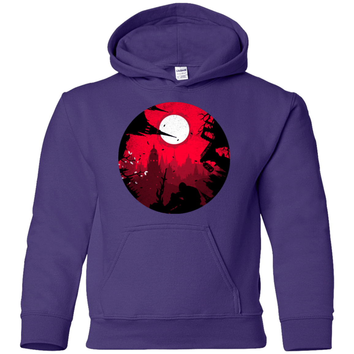 Sweatshirts Purple / YS Embrace the Darkness Youth Hoodie