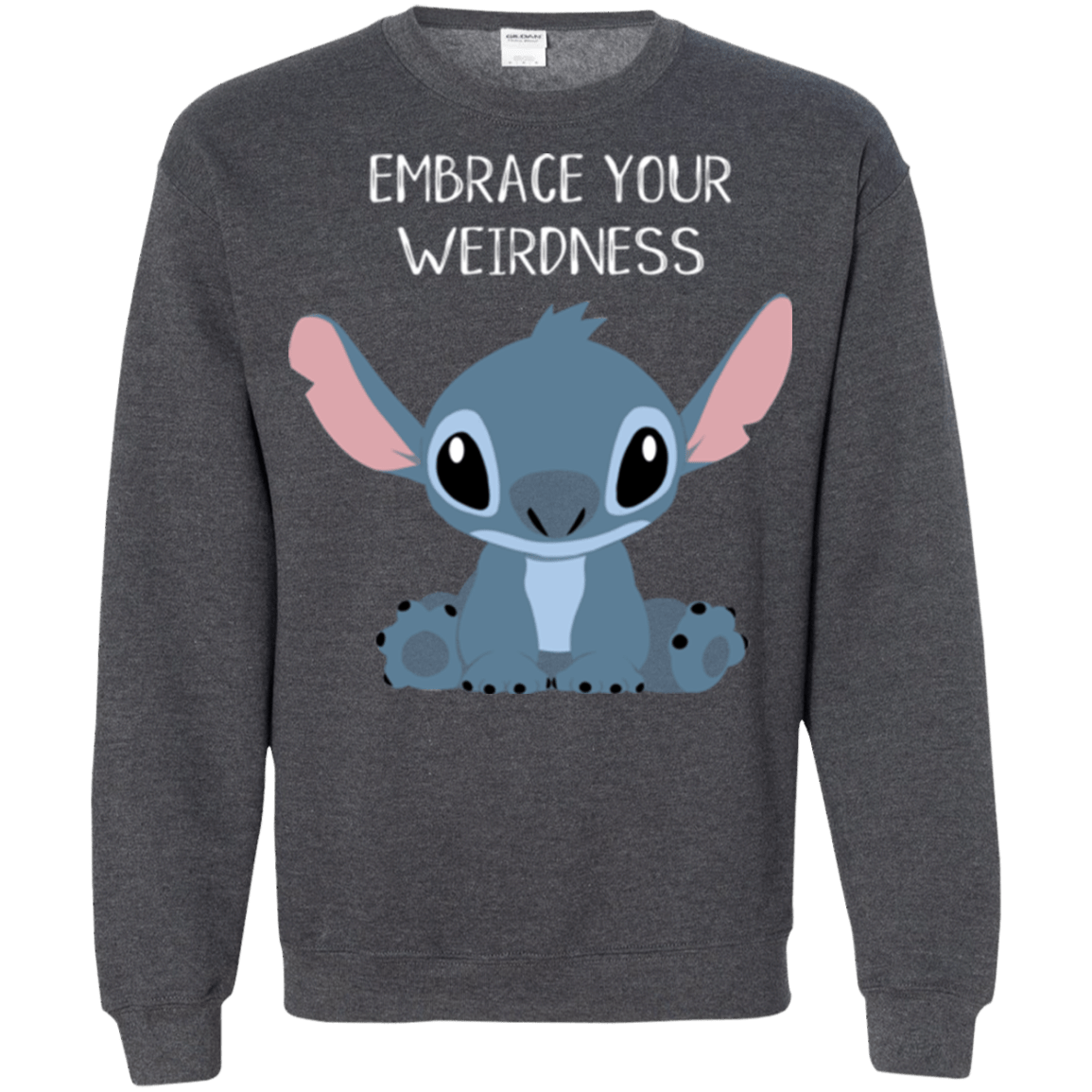 Sweatshirts Dark Heather / S Embrace your weirdness Crewneck Sweatshirt