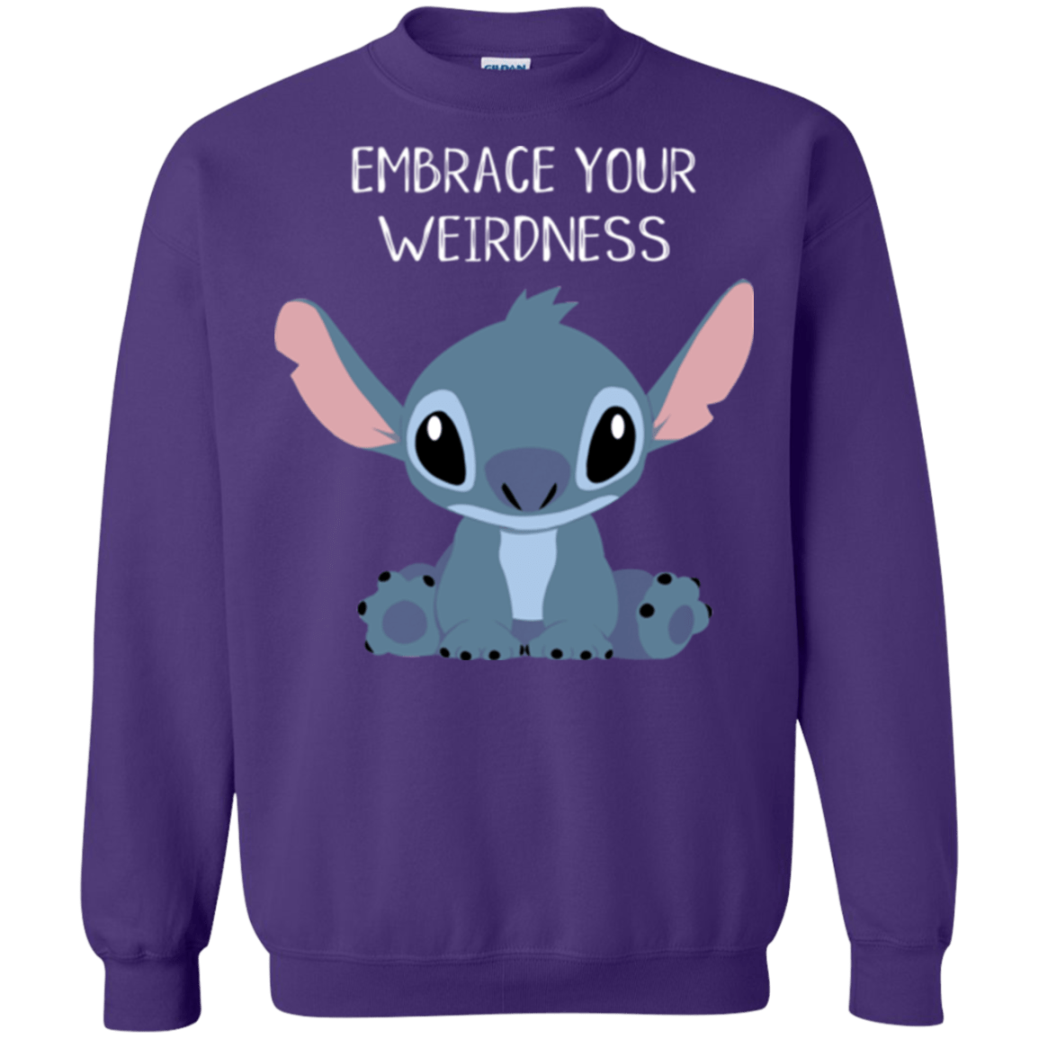 Sweatshirts Purple / S Embrace your weirdness Crewneck Sweatshirt