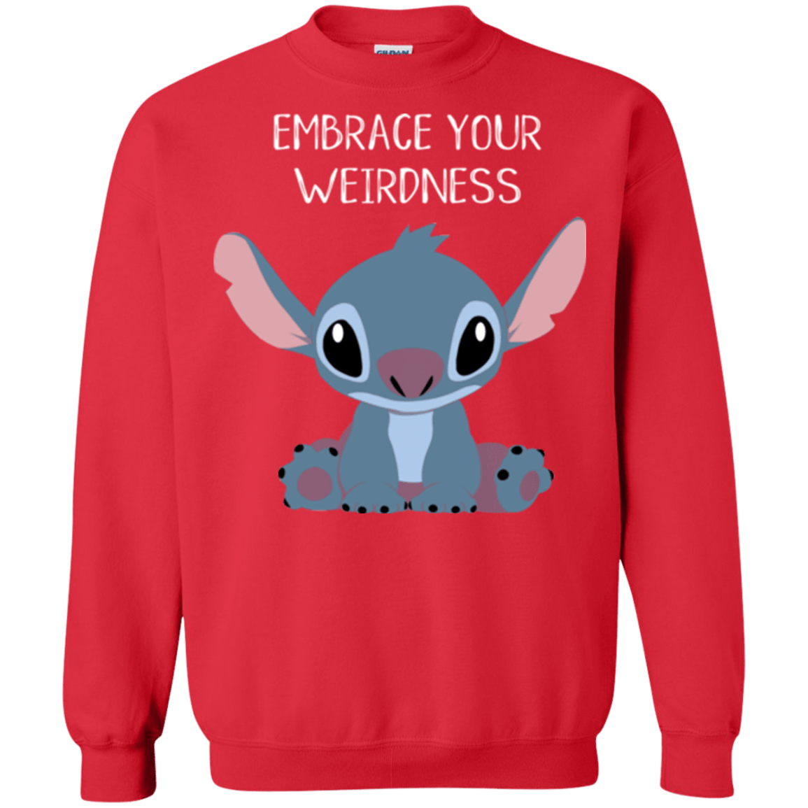 Sweatshirts Red / S Embrace your weirdness Crewneck Sweatshirt