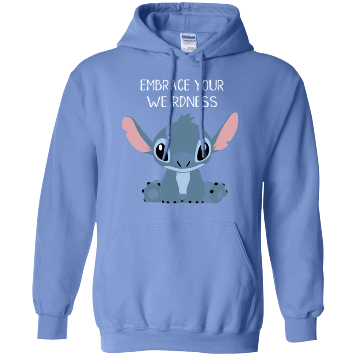 Sweatshirts Carolina Blue / S Embrace your weirdness Pullover Hoodie