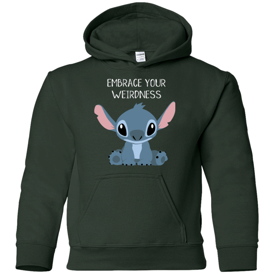 Sweatshirts Forest Green / YS Embrace your weirdness Youth Hoodie