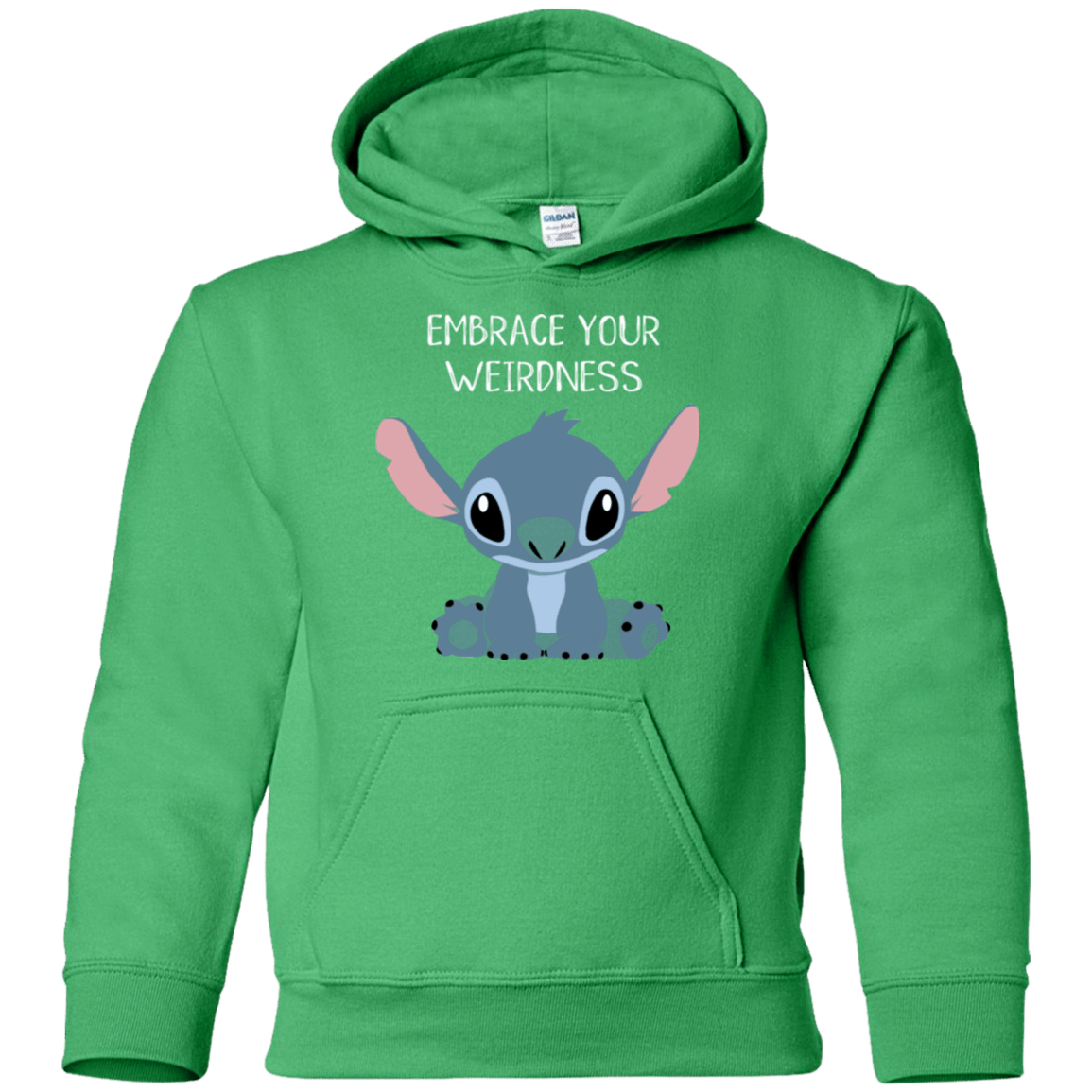 Sweatshirts Irish Green / YS Embrace your weirdness Youth Hoodie