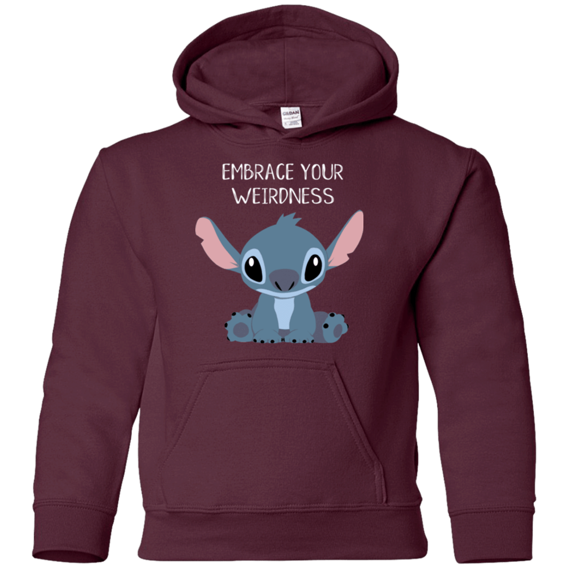 Sweatshirts Maroon / YS Embrace your weirdness Youth Hoodie