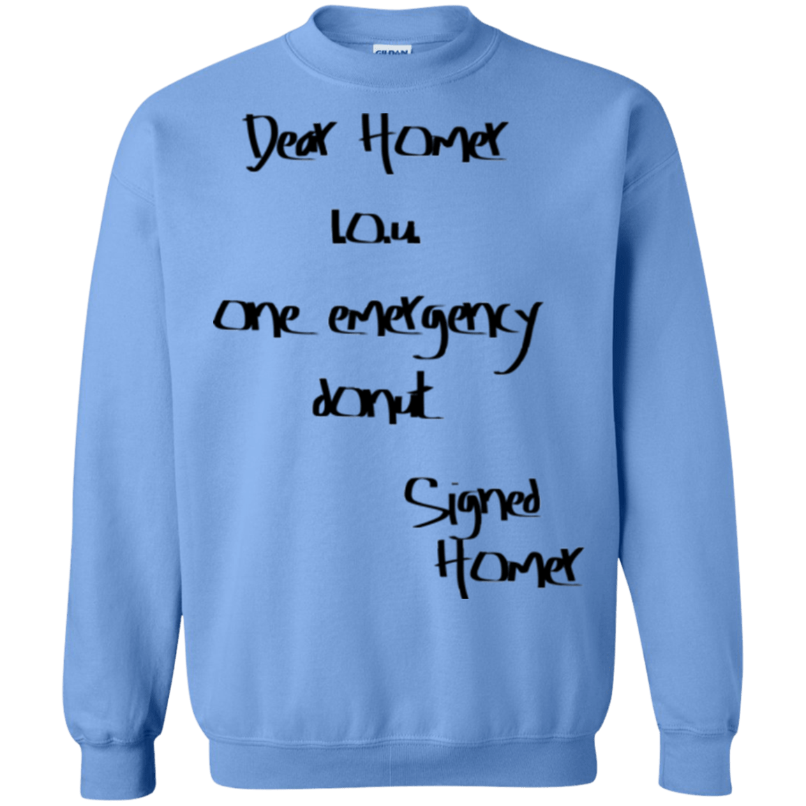 Sweatshirts Carolina Blue / S Emergency Donut Crewneck Sweatshirt