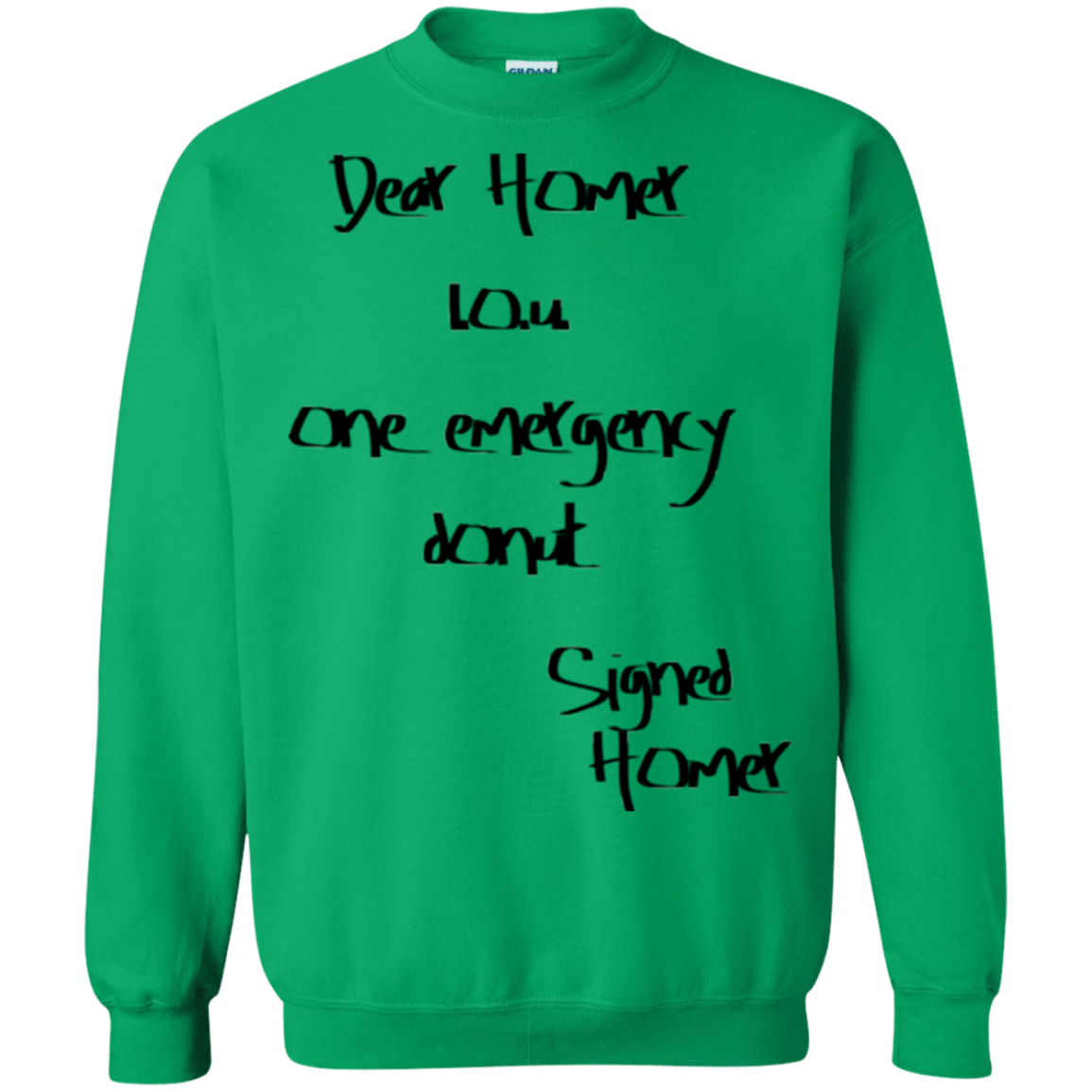 Sweatshirts Irish Green / S Emergency Donut Crewneck Sweatshirt