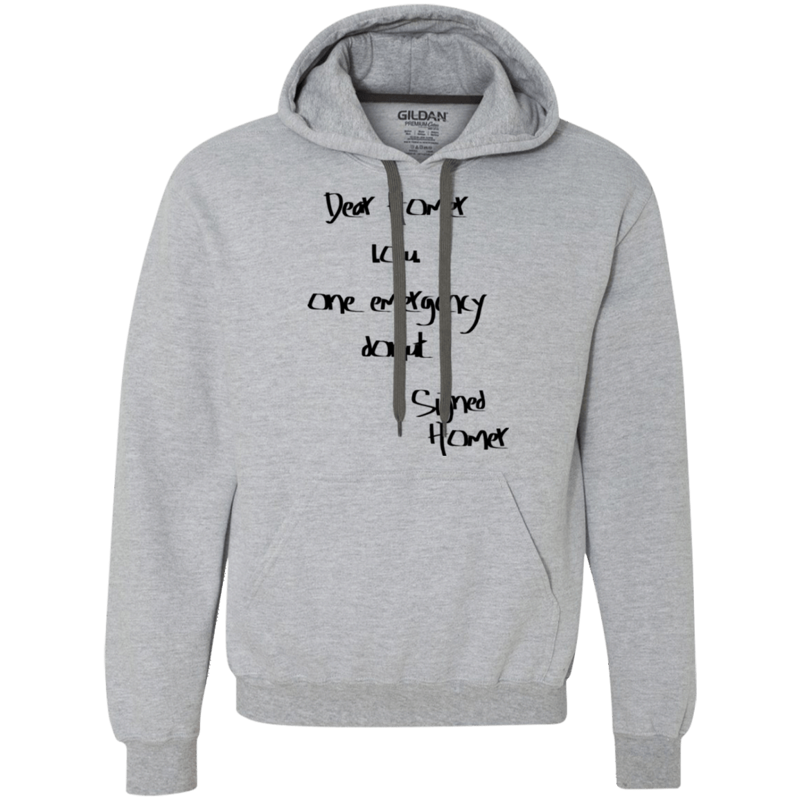 Sweatshirts Sport Grey / S Emergency Donut Premium Fleece Hoodie