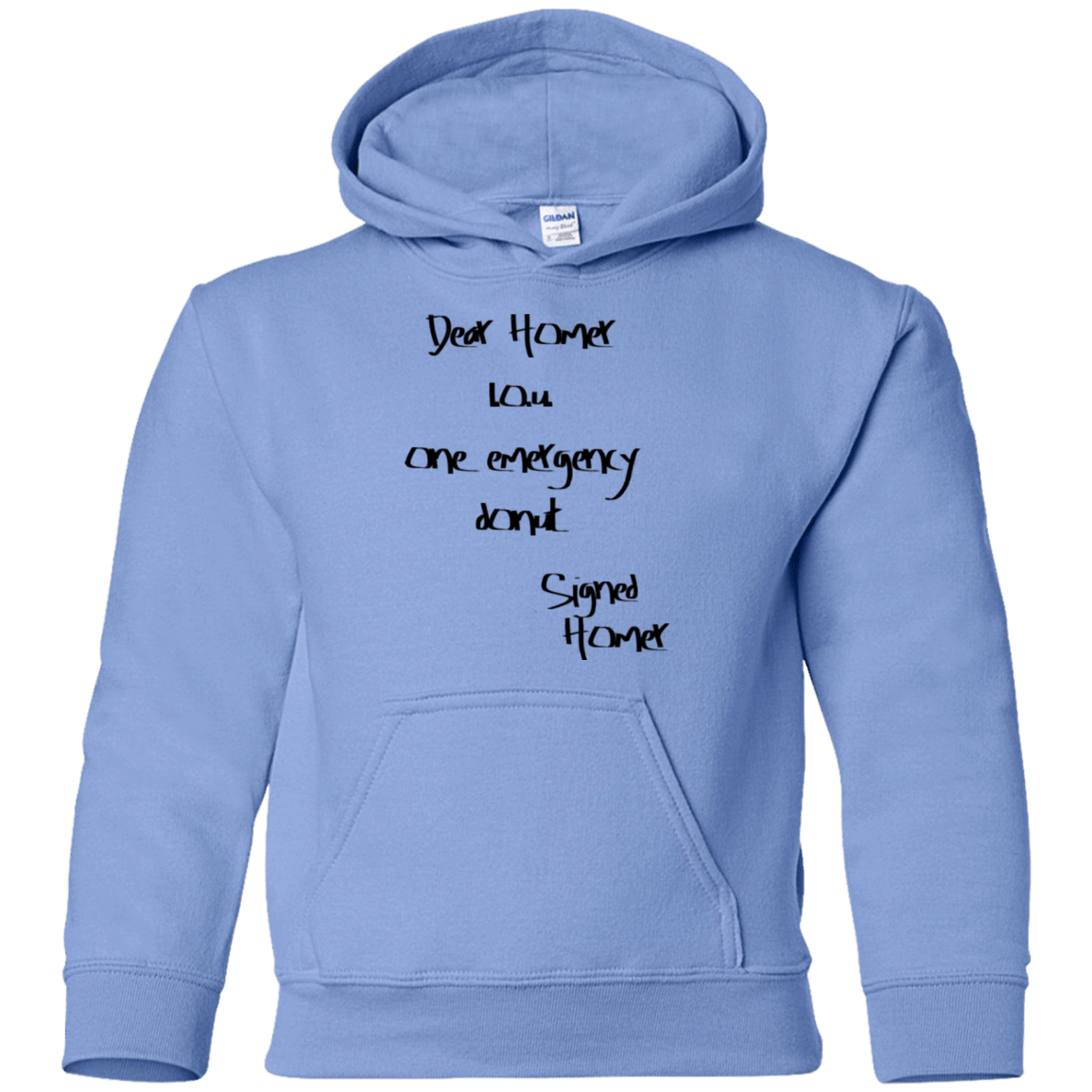 Sweatshirts Carolina Blue / YS Emergency Donut Youth Hoodie