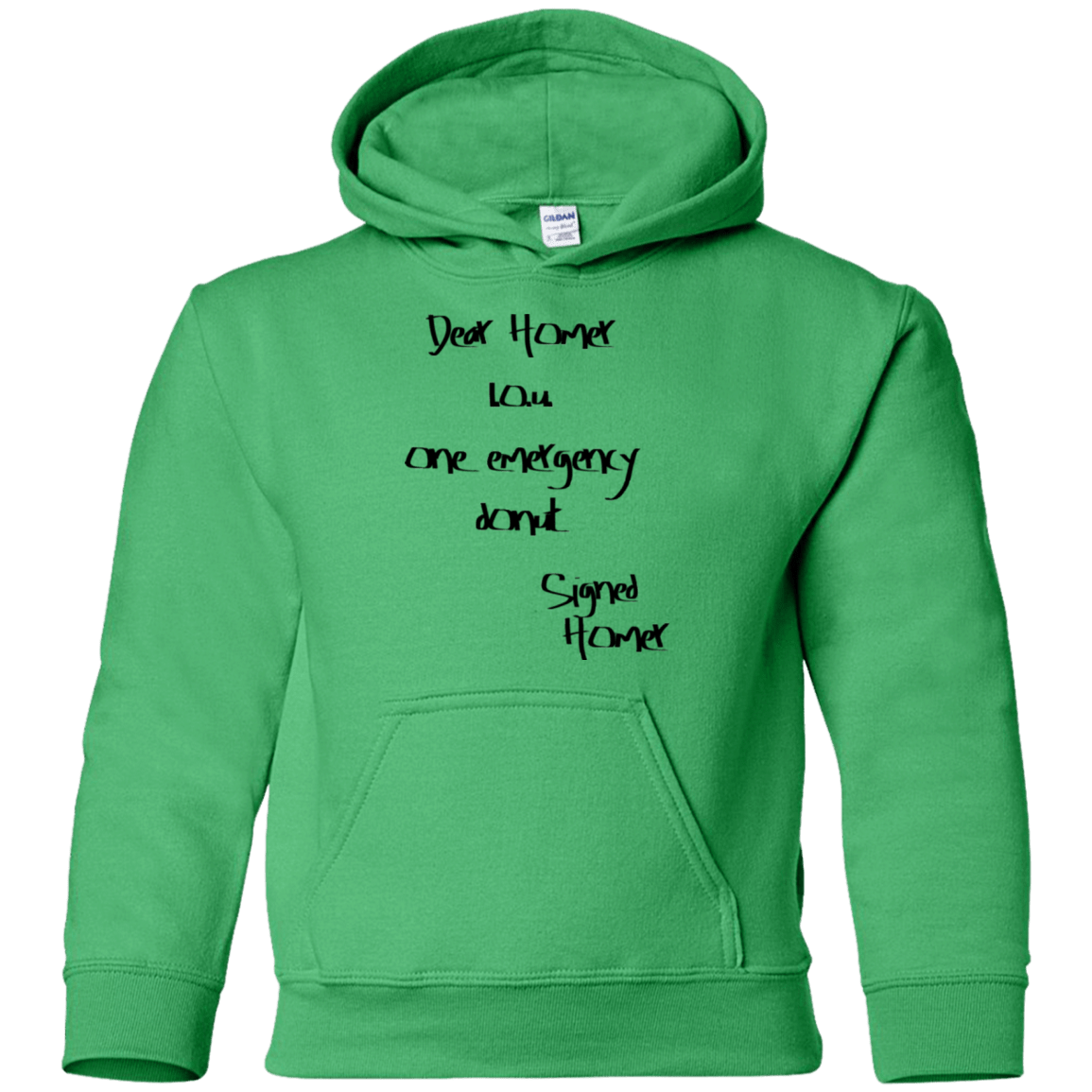 Sweatshirts Irish Green / YS Emergency Donut Youth Hoodie