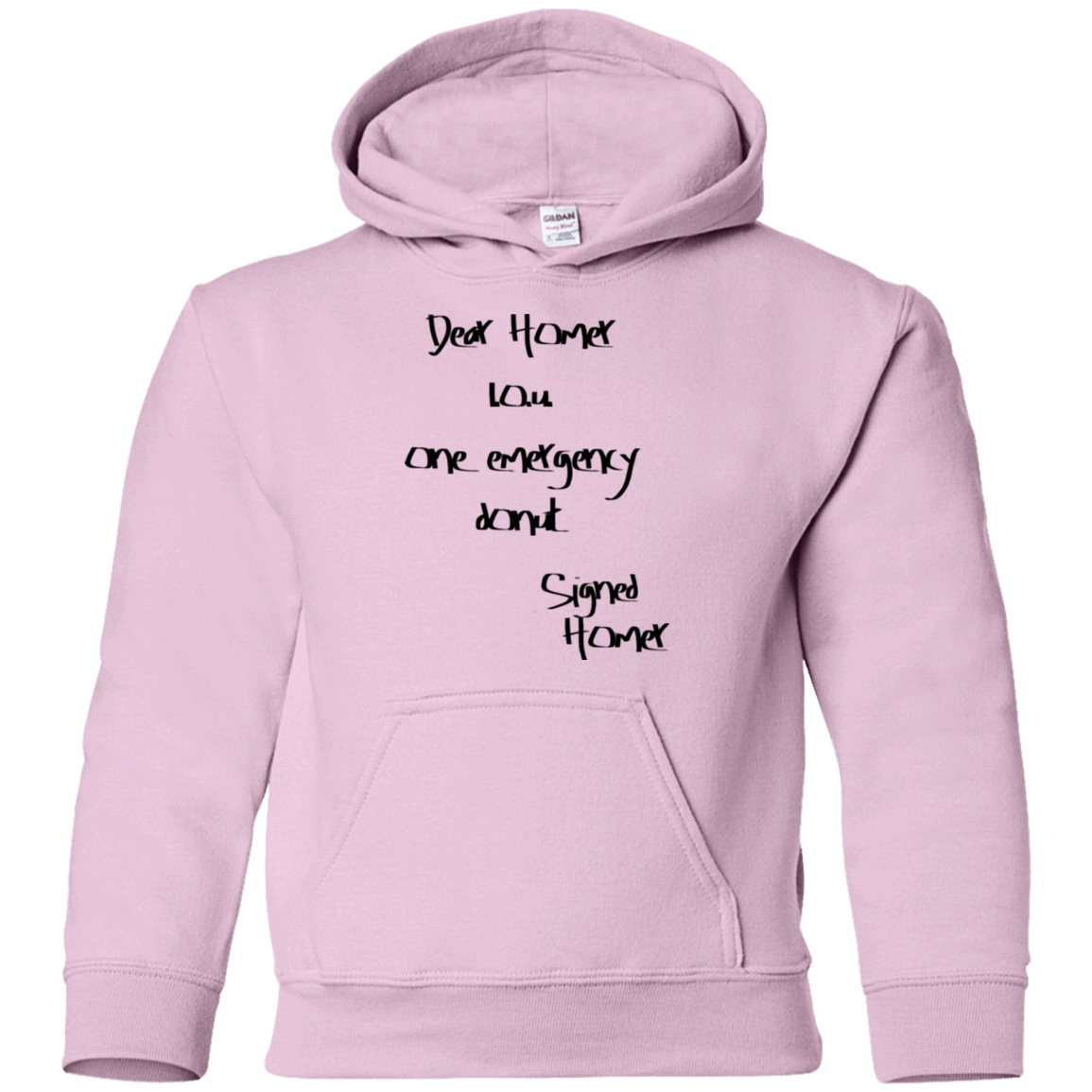 Sweatshirts Light Pink / YS Emergency Donut Youth Hoodie