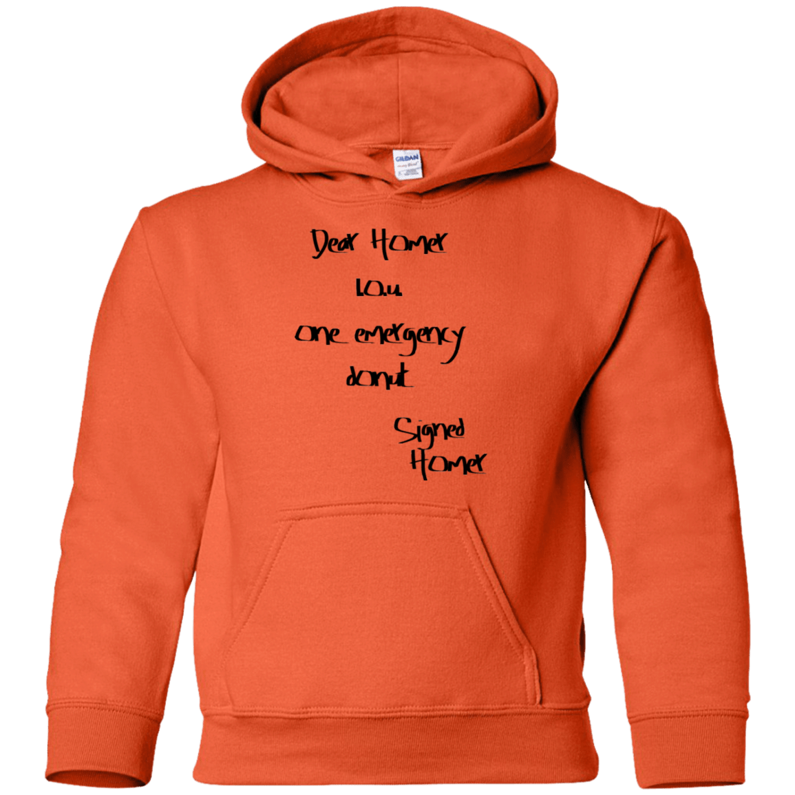 Sweatshirts Orange / YS Emergency Donut Youth Hoodie
