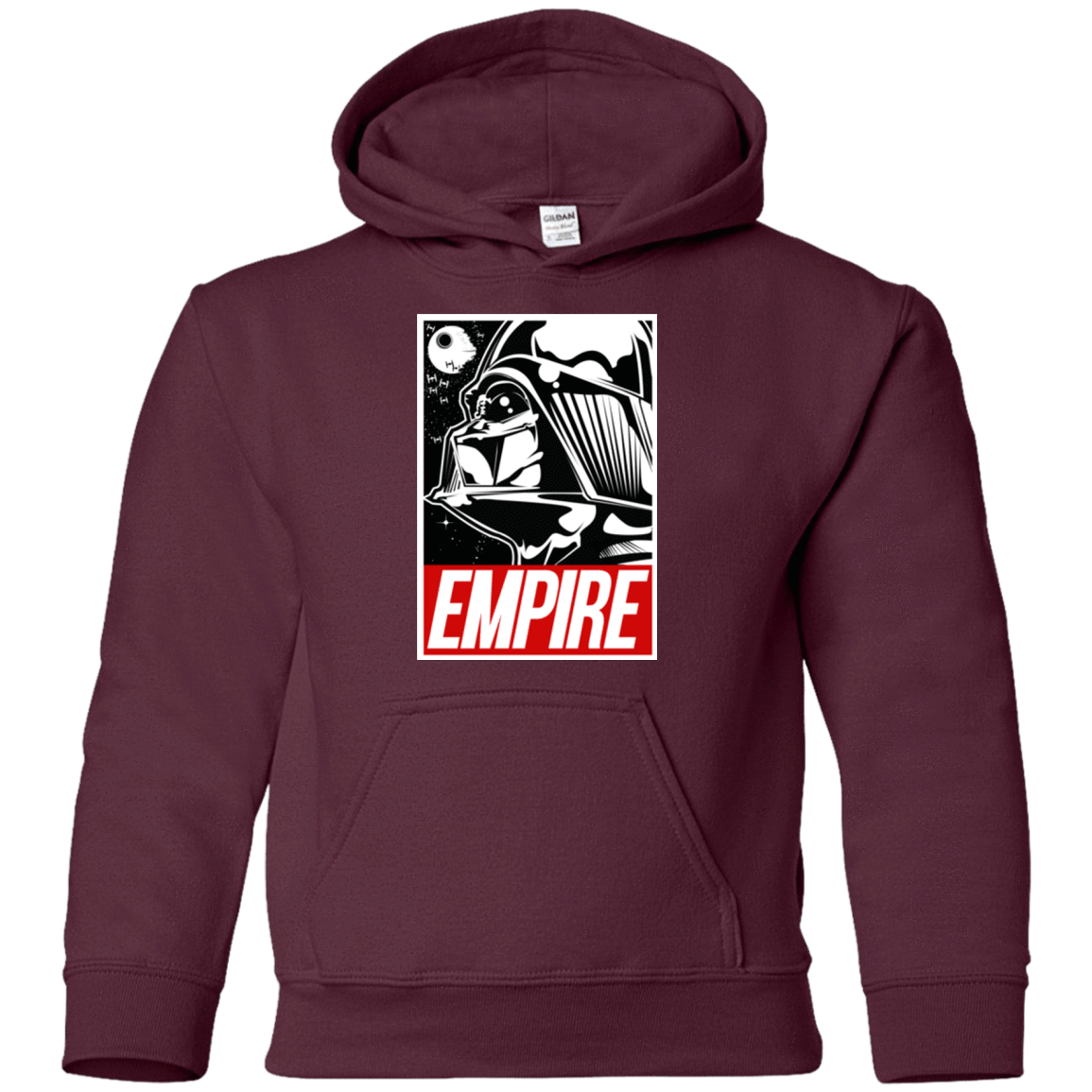 Sweatshirts Maroon / YS EMPIRE Youth Hoodie