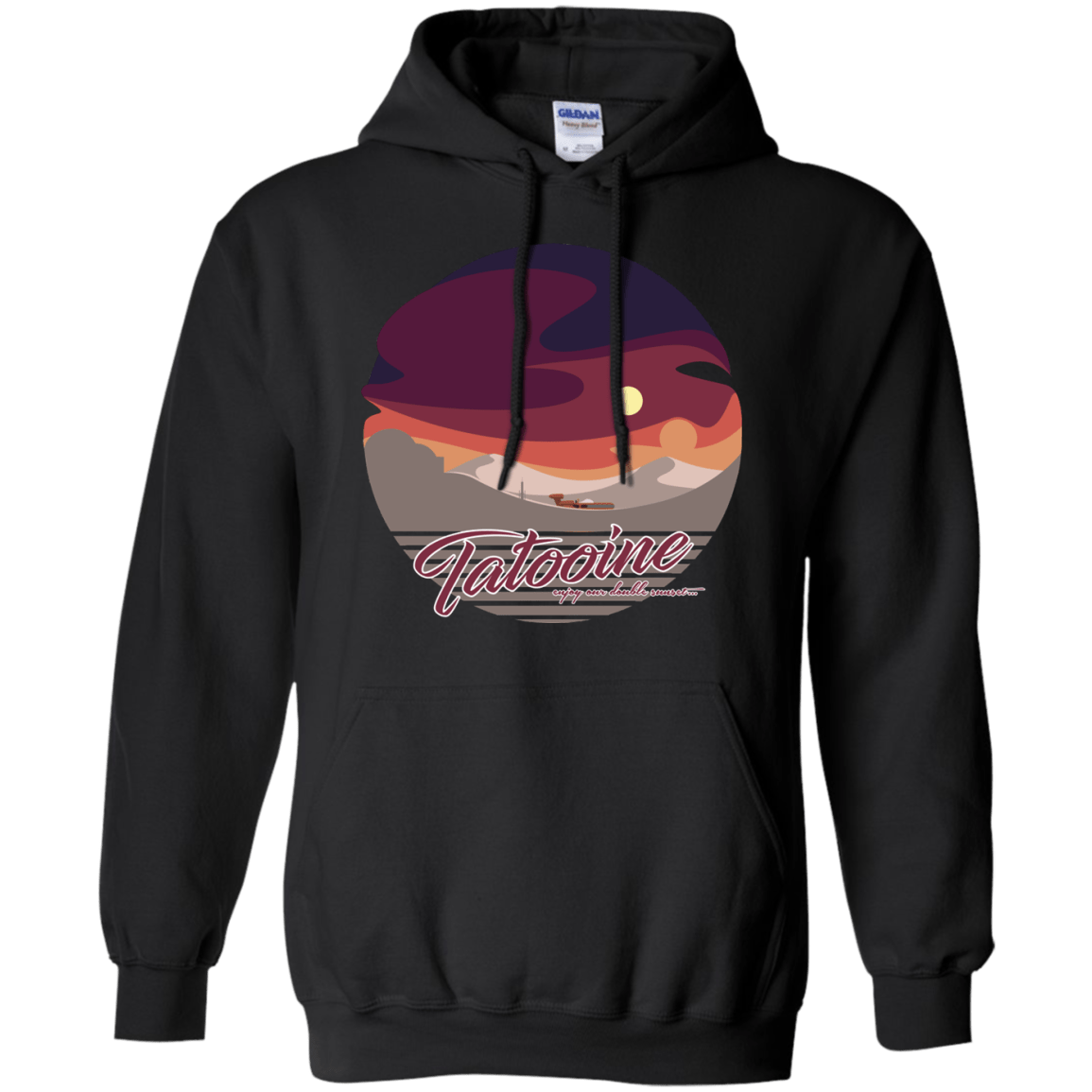 Sweatshirts Black / S Enjoy Our Double Sunset Pullover Hoodie