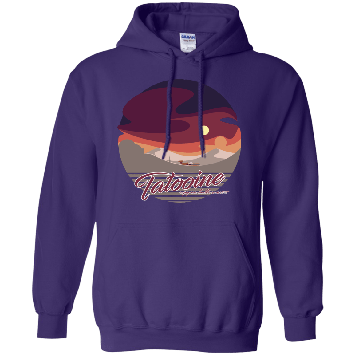 Sweatshirts Purple / S Enjoy Our Double Sunset Pullover Hoodie