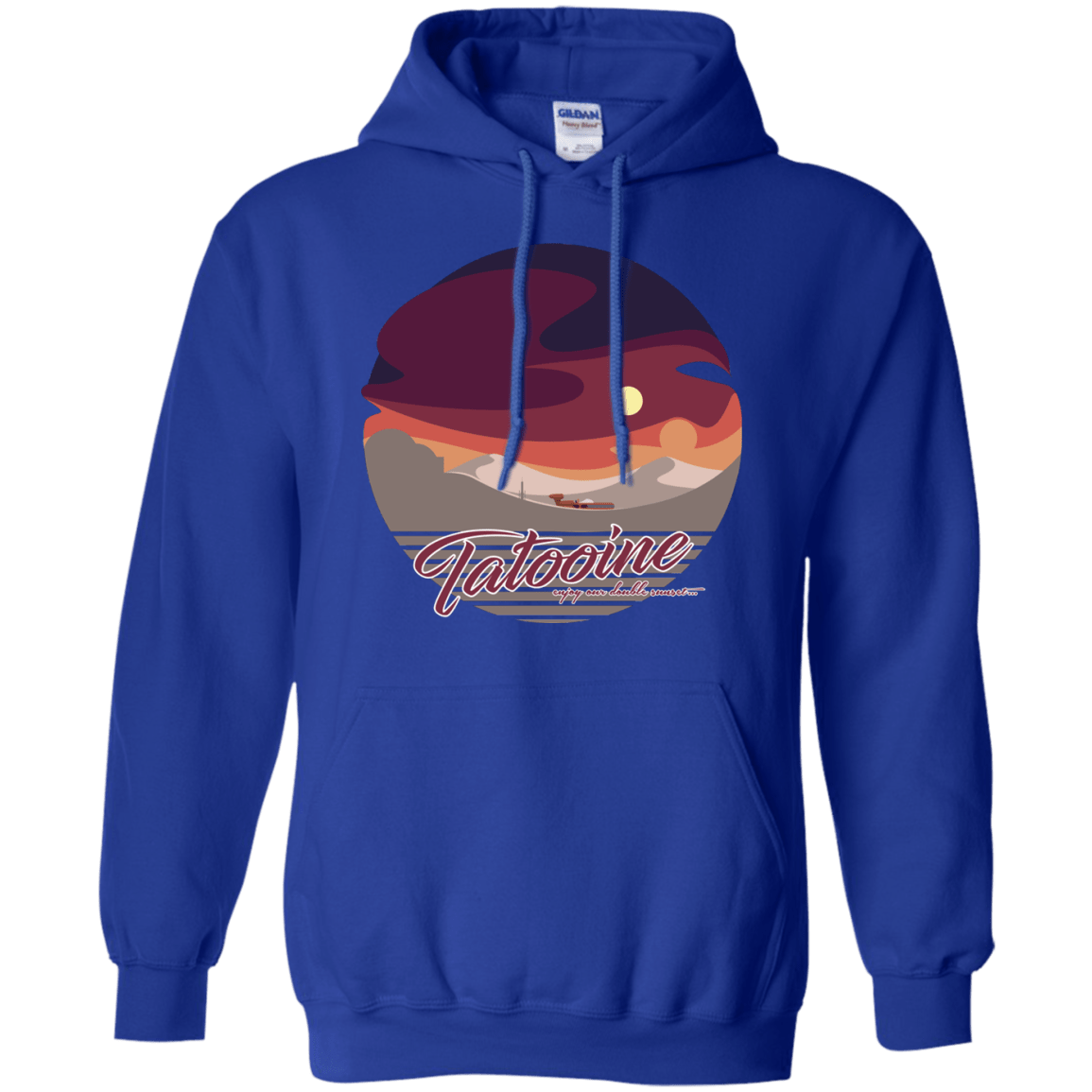 Sweatshirts Royal / S Enjoy Our Double Sunset Pullover Hoodie