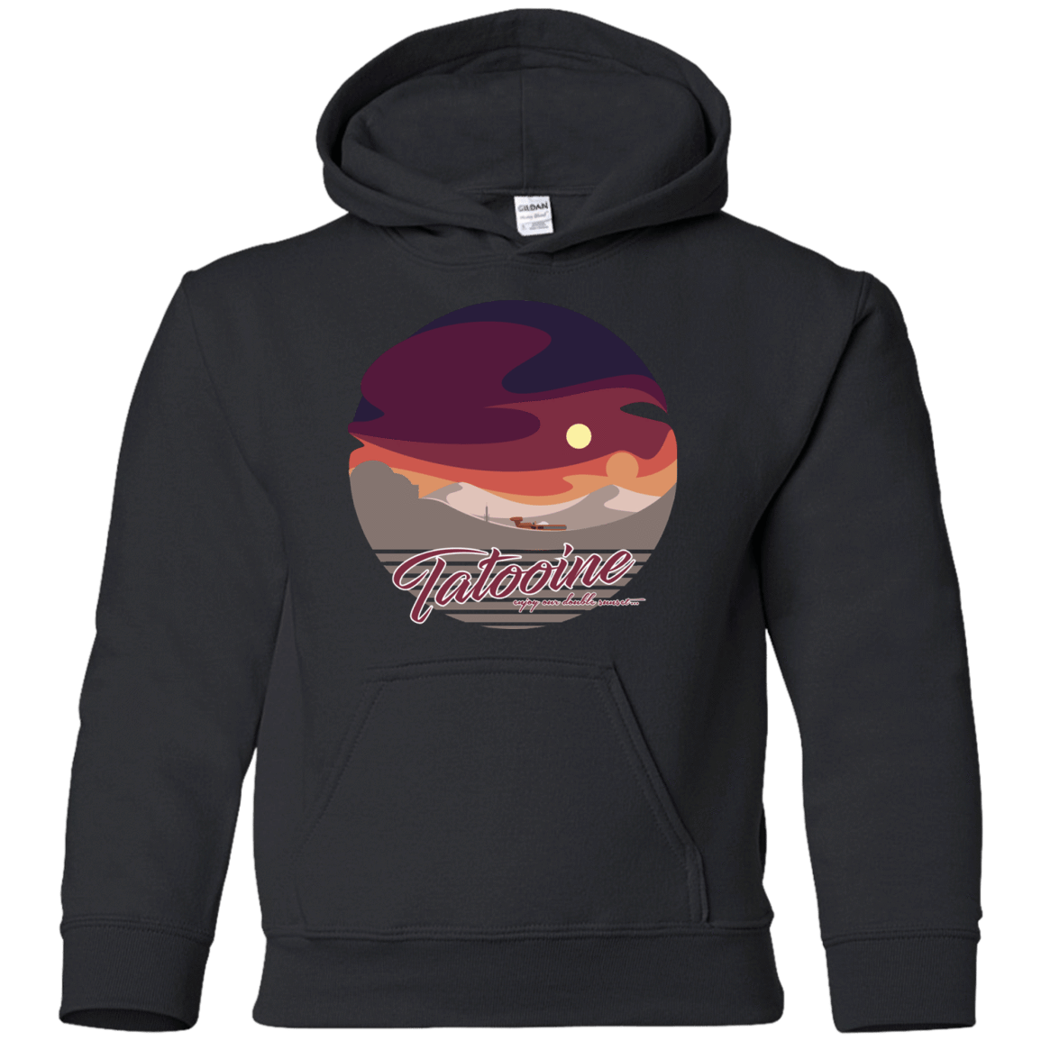 Sweatshirts Black / YS Enjoy Our Double Sunset Youth Hoodie
