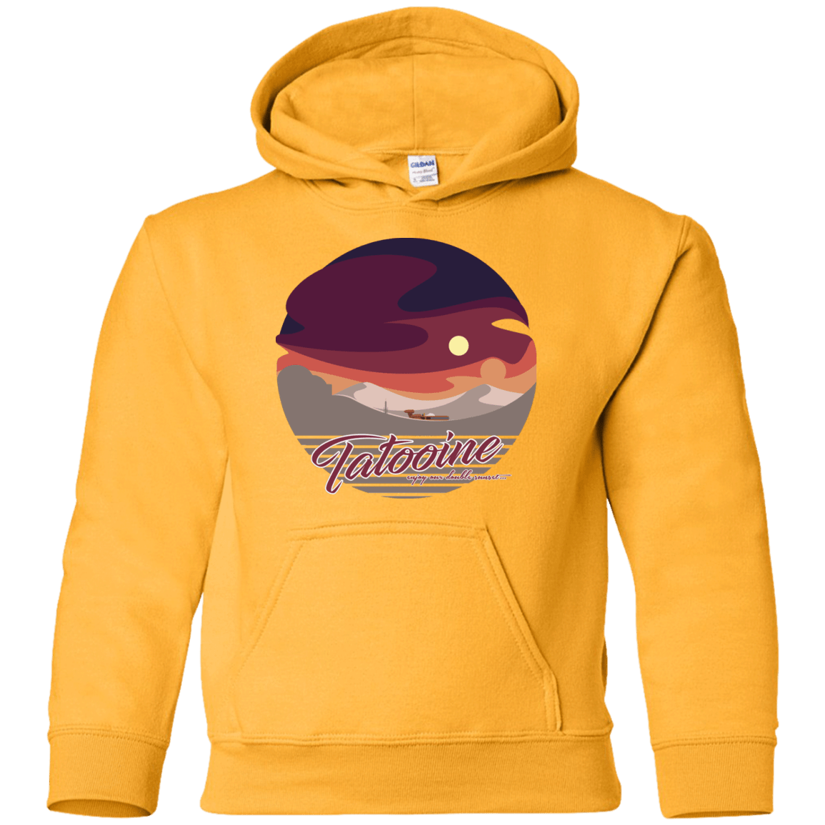 Sweatshirts Gold / YS Enjoy Our Double Sunset Youth Hoodie
