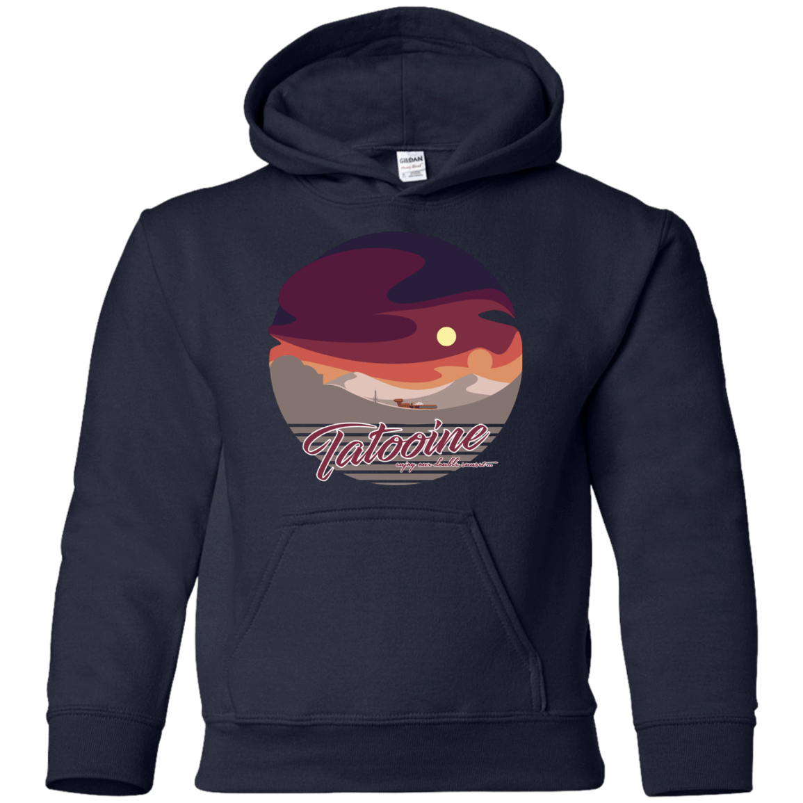 Sweatshirts Navy / YS Enjoy Our Double Sunset Youth Hoodie