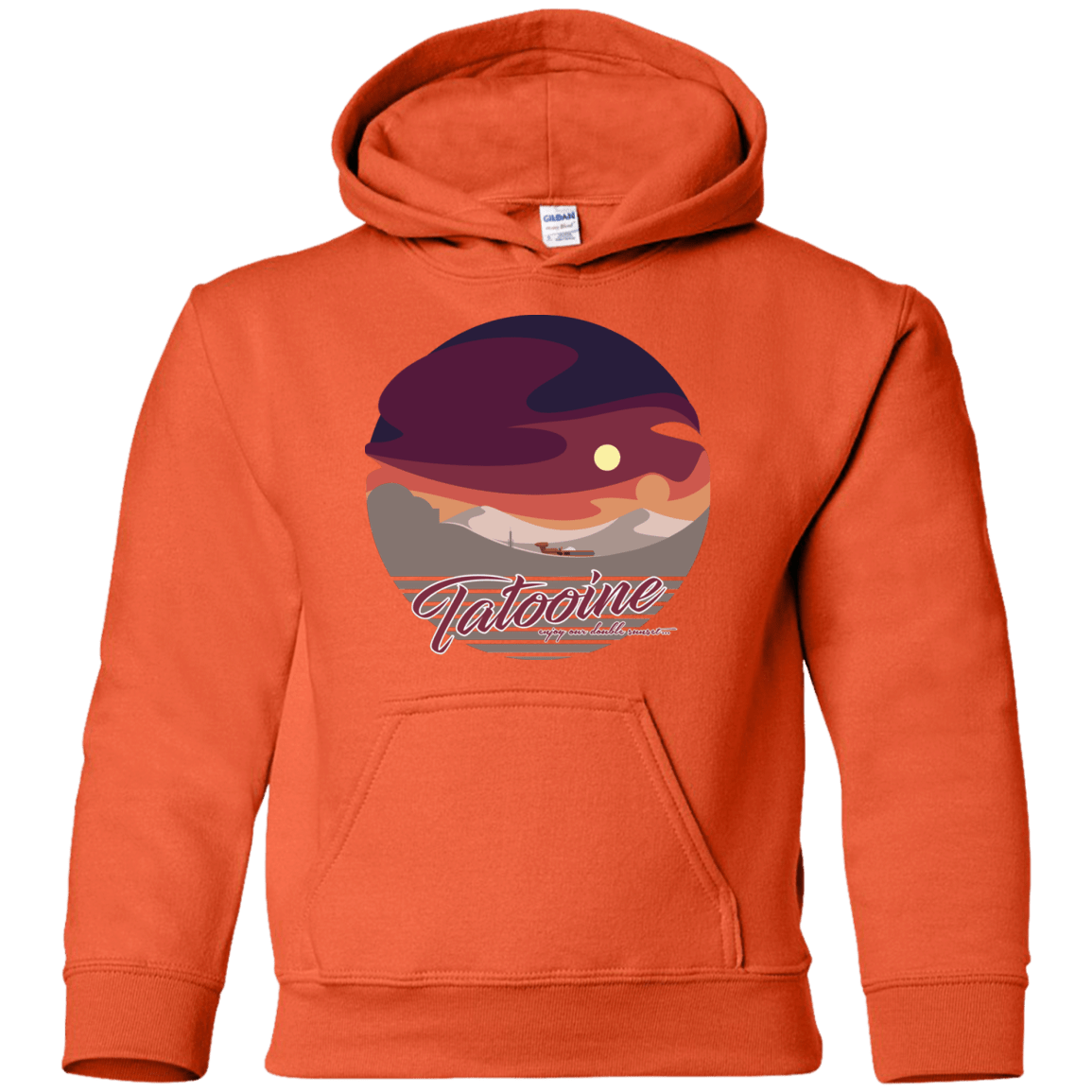 Sweatshirts Orange / YS Enjoy Our Double Sunset Youth Hoodie