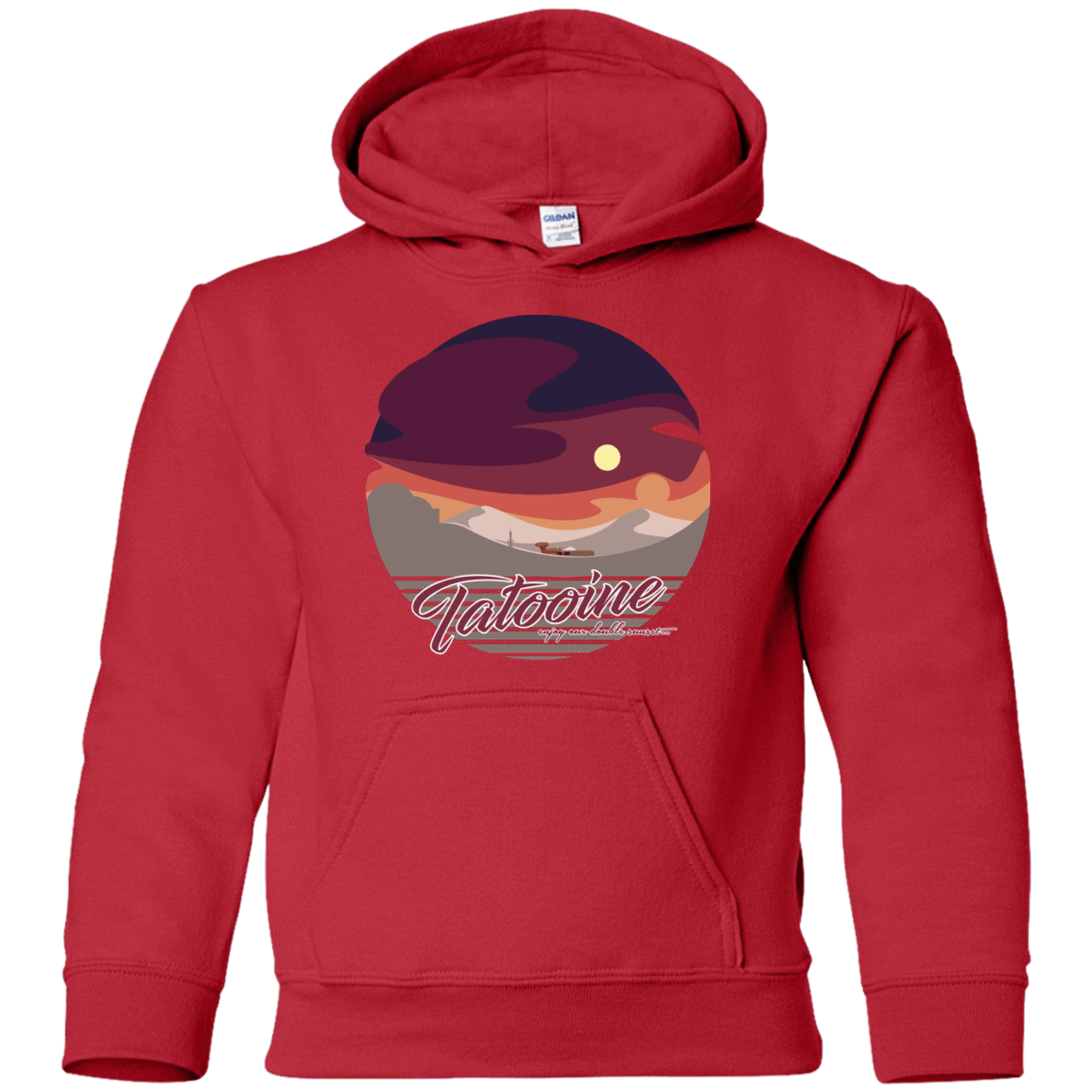 Sweatshirts Red / YS Enjoy Our Double Sunset Youth Hoodie