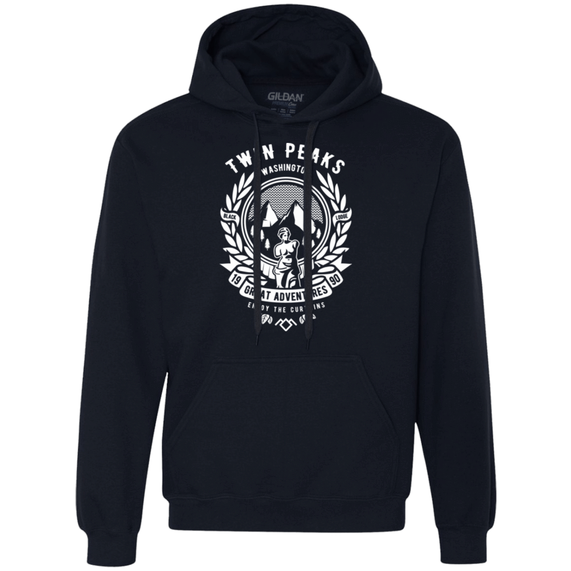 Sweatshirts Navy / Small ENJOY THE CURTAINS Premium Fleece Hoodie