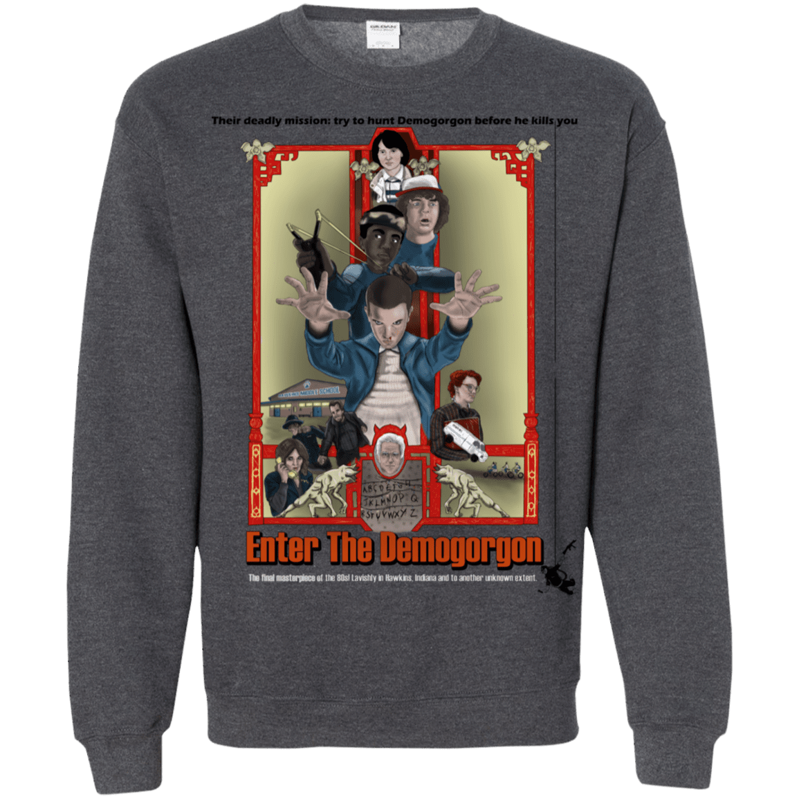 Sweatshirts Dark Heather / S Enter the Dragon Crewneck Sweatshirt