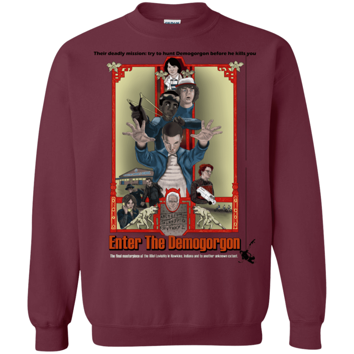 Sweatshirts Maroon / S Enter the Dragon Crewneck Sweatshirt
