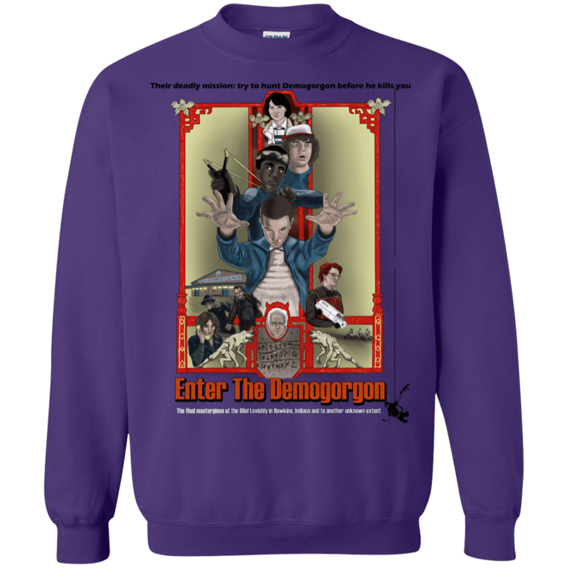Sweatshirts Purple / S Enter the Dragon Crewneck Sweatshirt