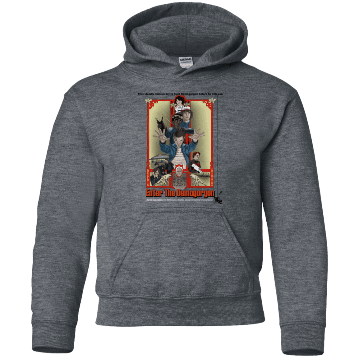 Sweatshirts Dark Heather / YS Enter the Dragon Youth Hoodie