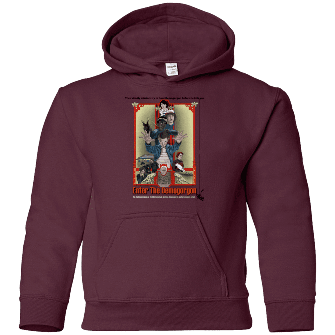 Sweatshirts Maroon / YS Enter the Dragon Youth Hoodie