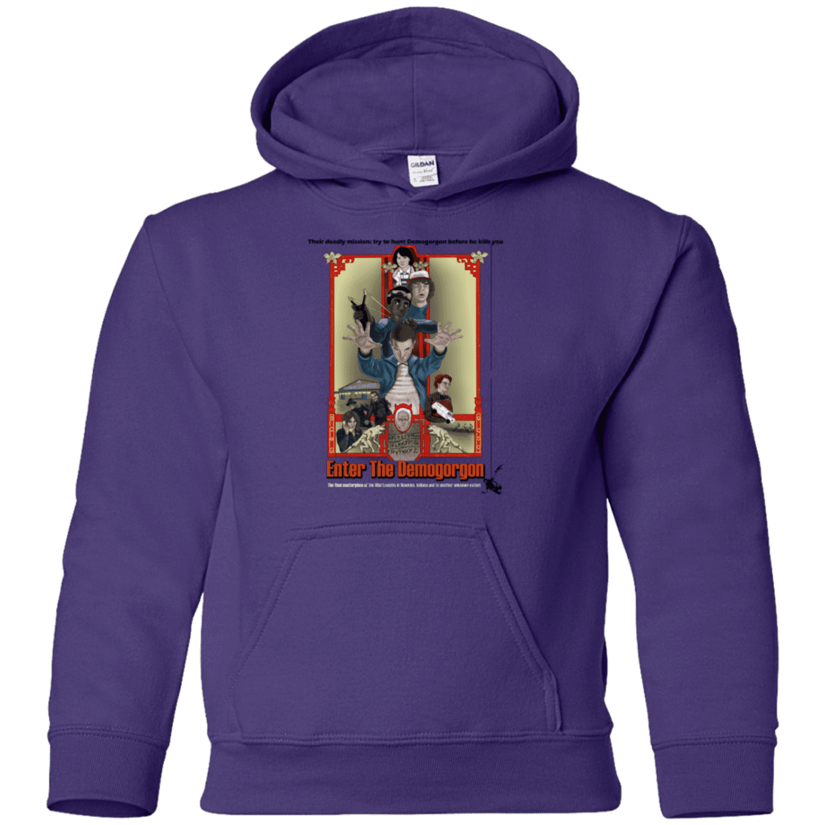 Sweatshirts Purple / YS Enter the Dragon Youth Hoodie