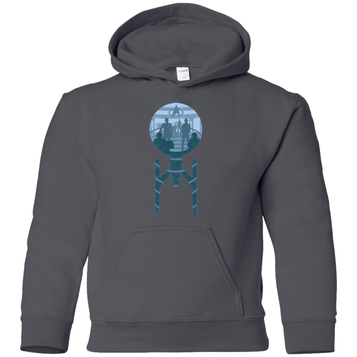 Sweatshirts Charcoal / YS Enterprise Crew Youth Hoodie