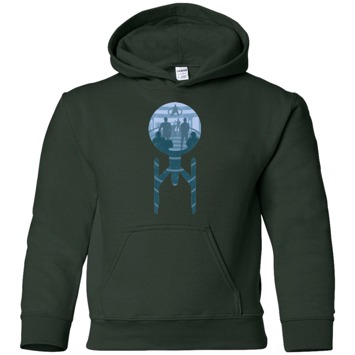 Sweatshirts Forest Green / YS Enterprise Crew Youth Hoodie
