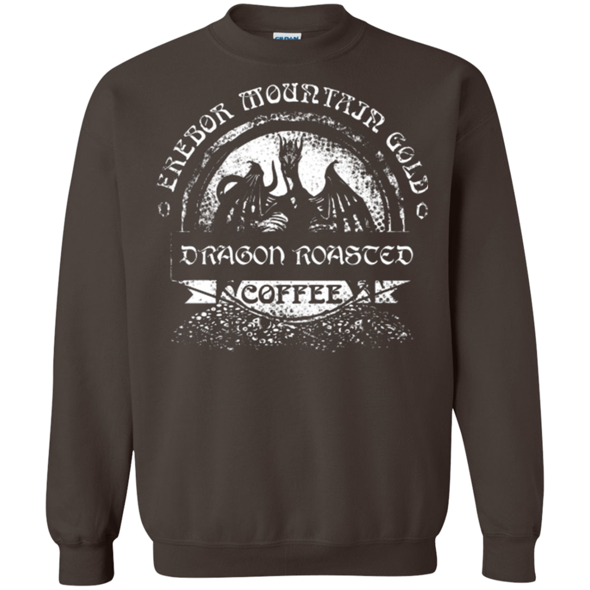 Sweatshirts Dark Chocolate / Small Erebor Coffee Crewneck Sweatshirt