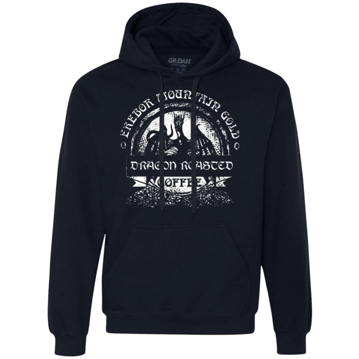 Sweatshirts Navy / Small Erebor Coffee Premium Fleece Hoodie