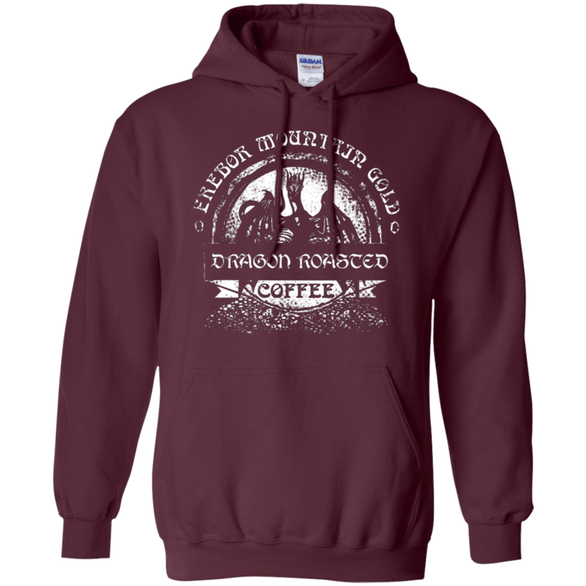 Sweatshirts Maroon / Small Erebor Coffee Pullover Hoodie