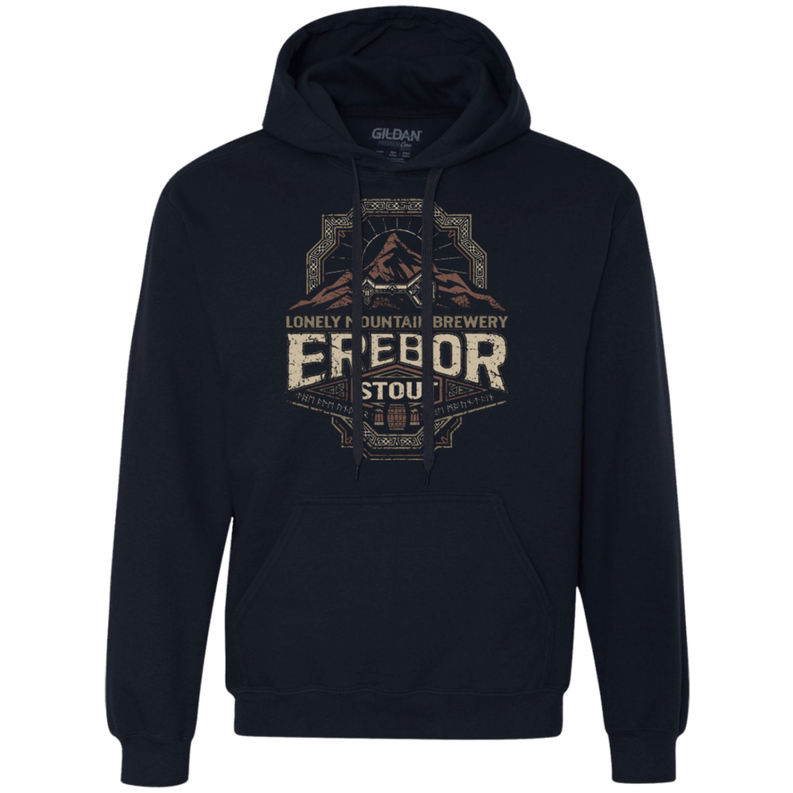 Sweatshirts Navy / Small Erebor Stout Premium Fleece Hoodie