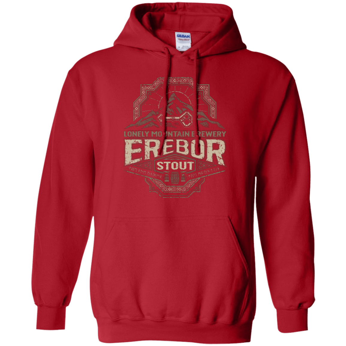 Sweatshirts Red / Small Erebor Stout Pullover Hoodie