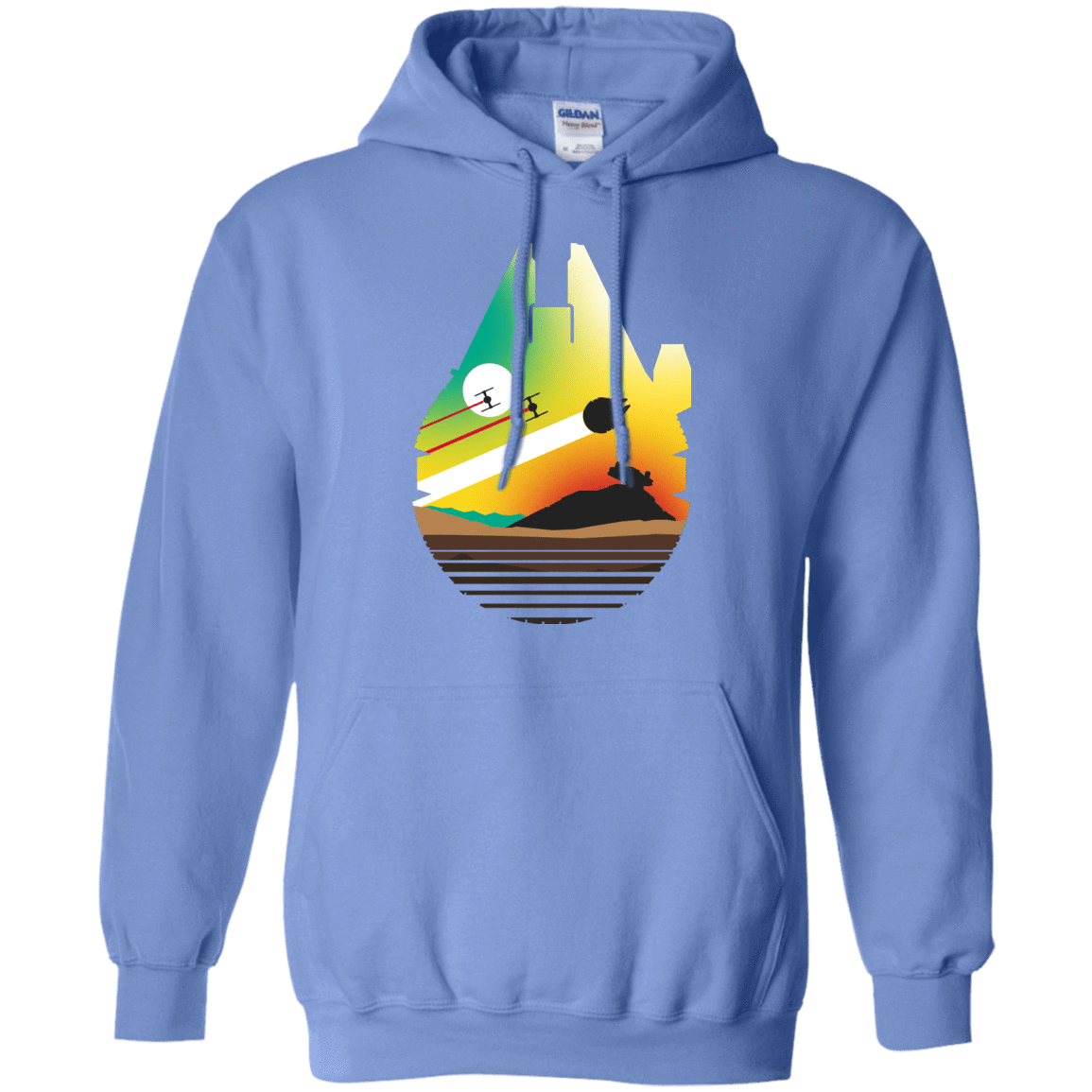 Sweatshirts Carolina Blue / S Escape from Desert Planet Pullover Hoodie