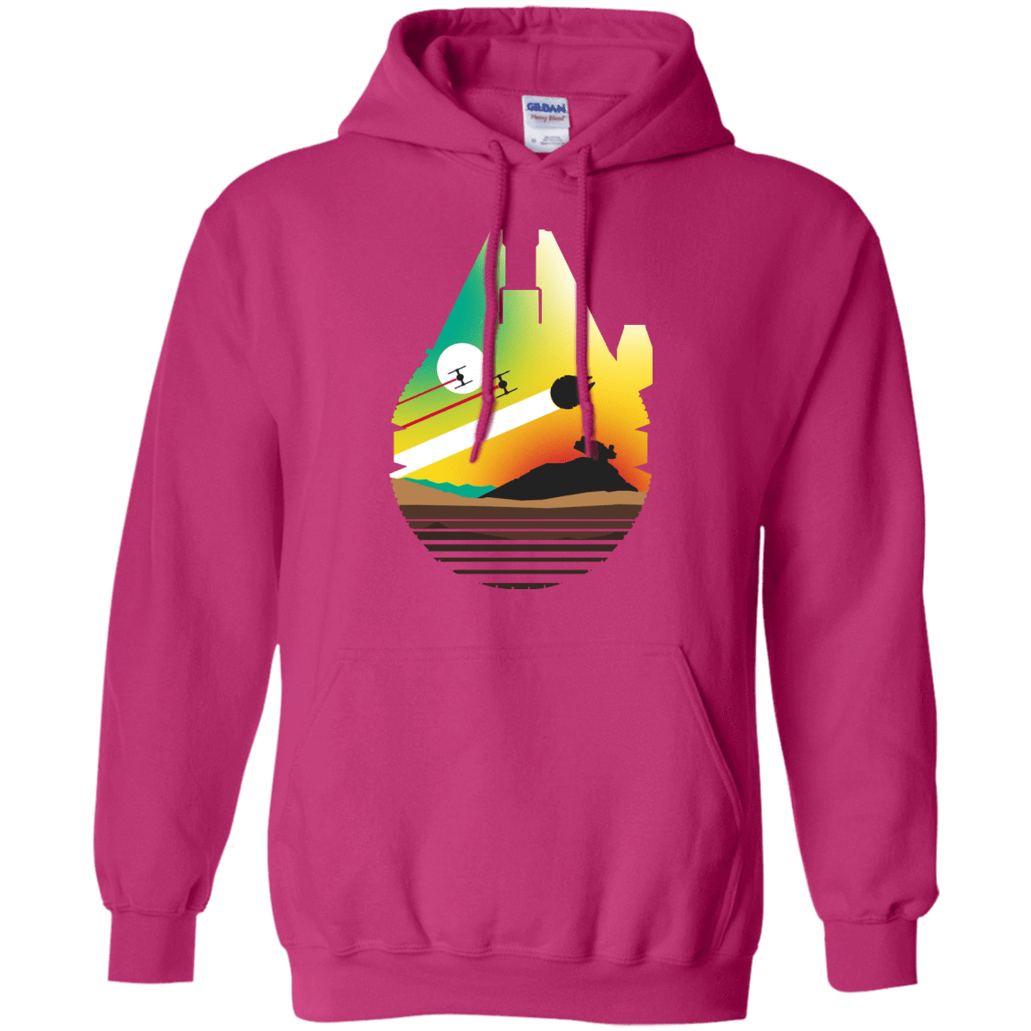 Sweatshirts Heliconia / S Escape from Desert Planet Pullover Hoodie