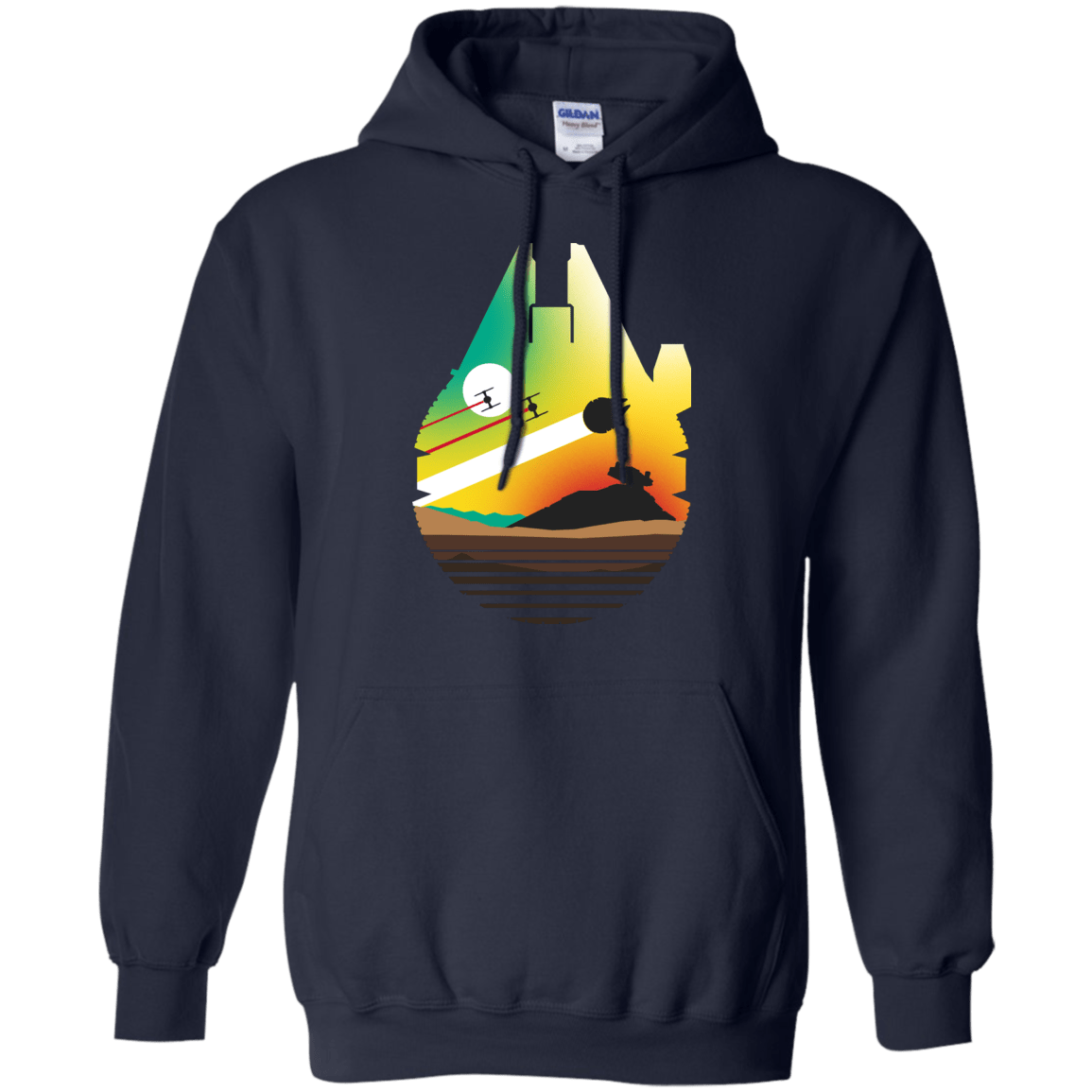 Sweatshirts Navy / S Escape from Desert Planet Pullover Hoodie