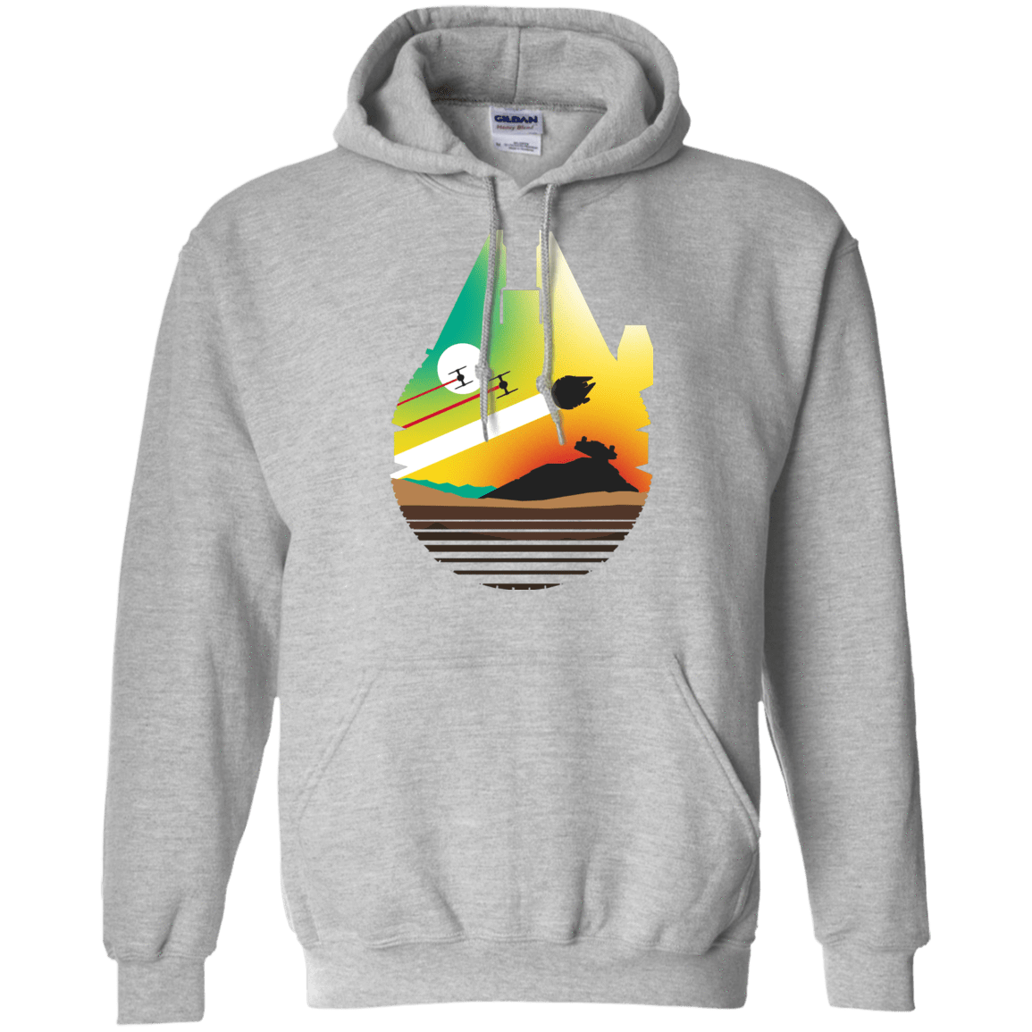 Sweatshirts Sport Grey / S Escape from Desert Planet Pullover Hoodie