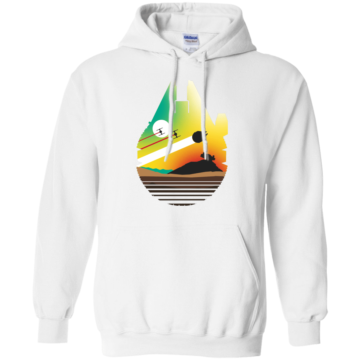 Sweatshirts White / S Escape from Desert Planet Pullover Hoodie